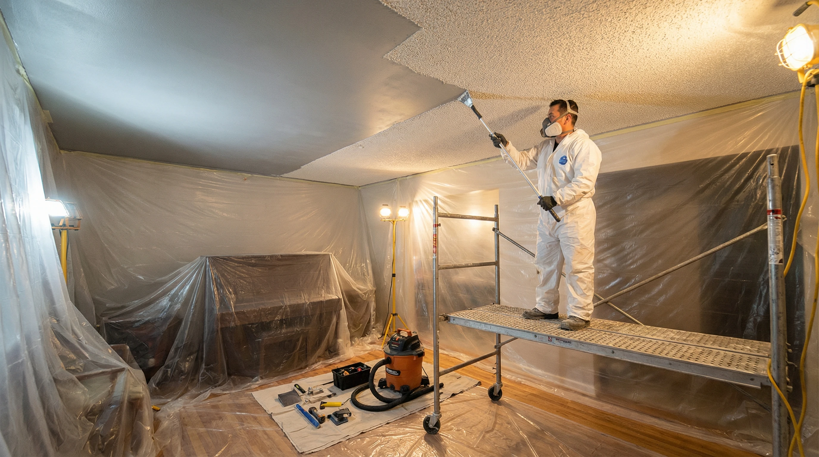 Popcorn Ceiling Removal