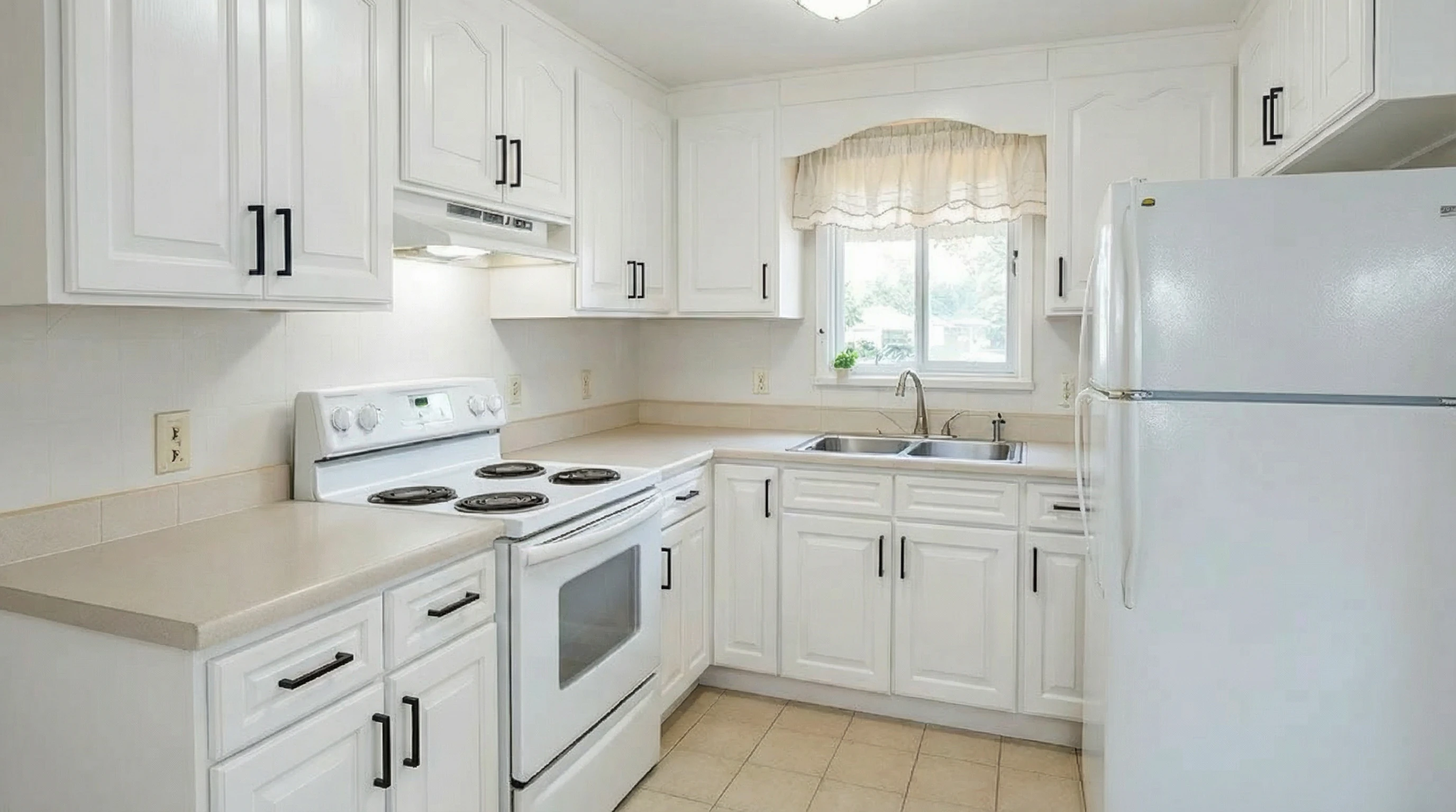 After Cabinet Refinishing