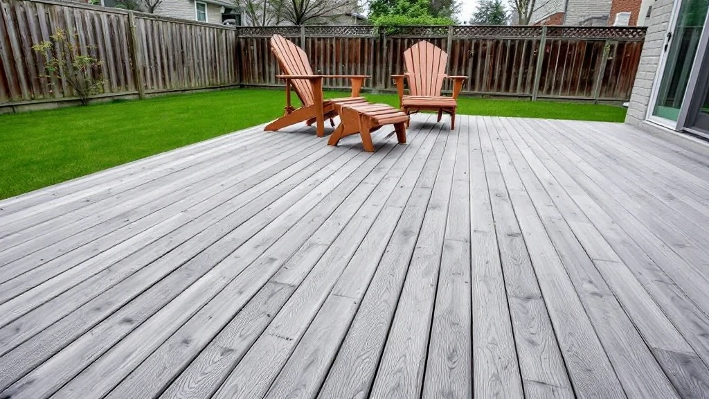 Before Deck & Fence Staining